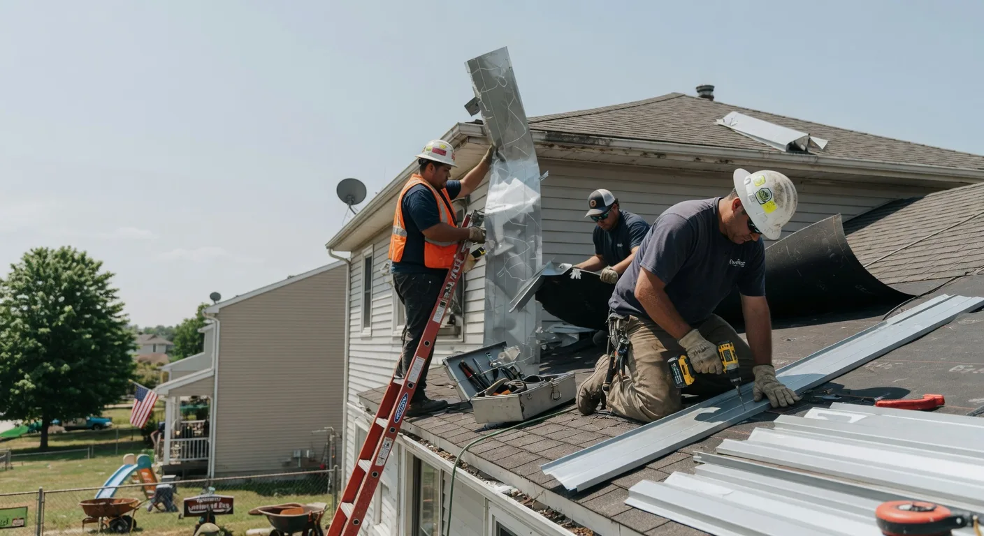Storm Damage Metal Roof Repair in Lake Arthur, NM